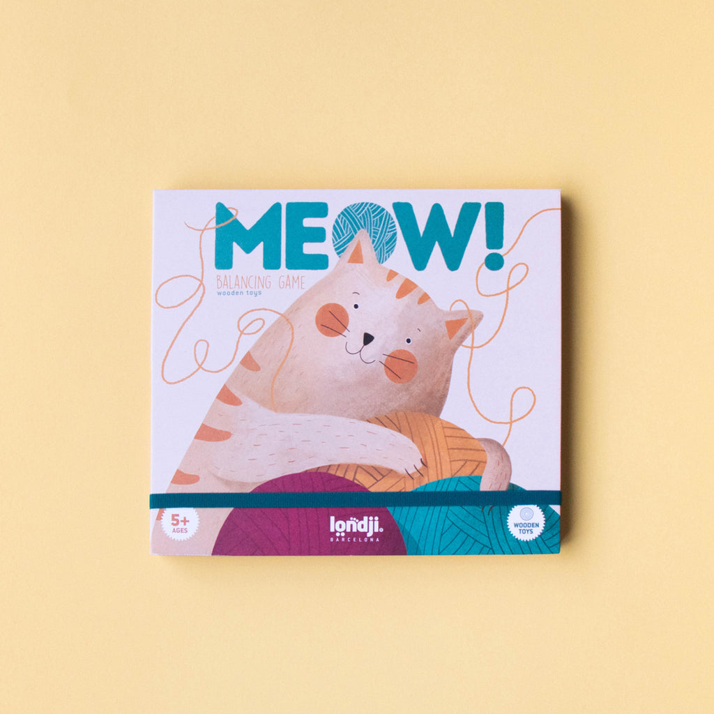 Meow! Balancing Game by Londji – a wooden cat stacking game