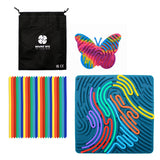 Sensory Silicone Activity Board Square & Butterfly