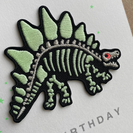 Patch Card - Dinosaur Skeleton