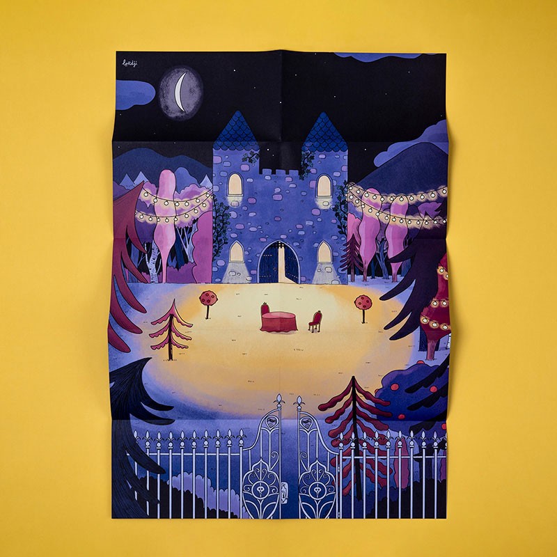 Londji Enchanted Castle Poster and Stickers