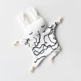 Cuddle Bunny - Ribbons - Organic Fabric Plush Baby Lovey