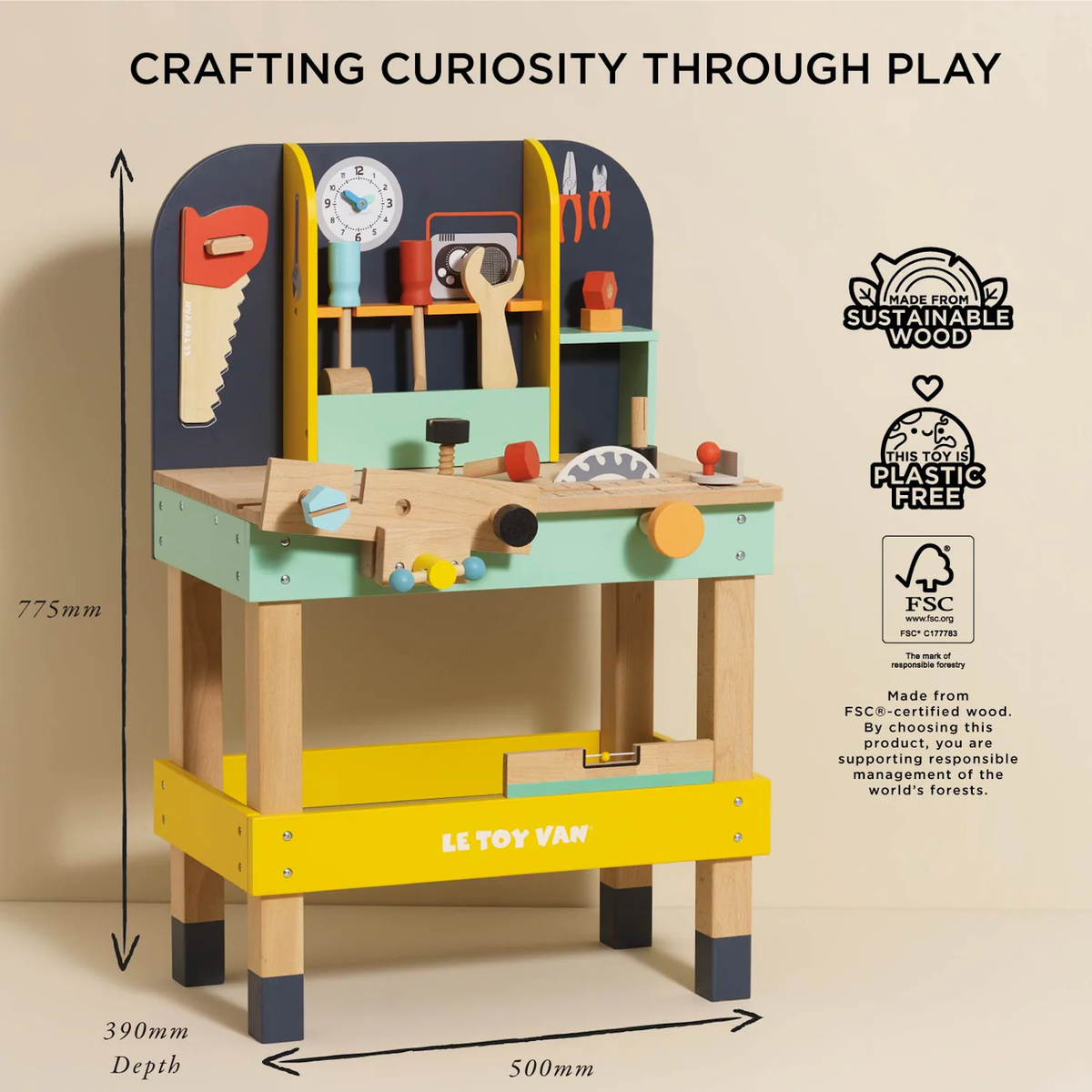 Alex's Wooden Toy Work Bench