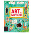 Colorful children's book cover titled Art is Everywhere by Ellie Chan and Liv Bargman with whimsical artistic illustrations.