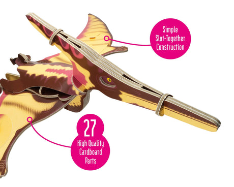 Build Your Own Pteranodon - Eco-Friendly Cardboard Craft Kit