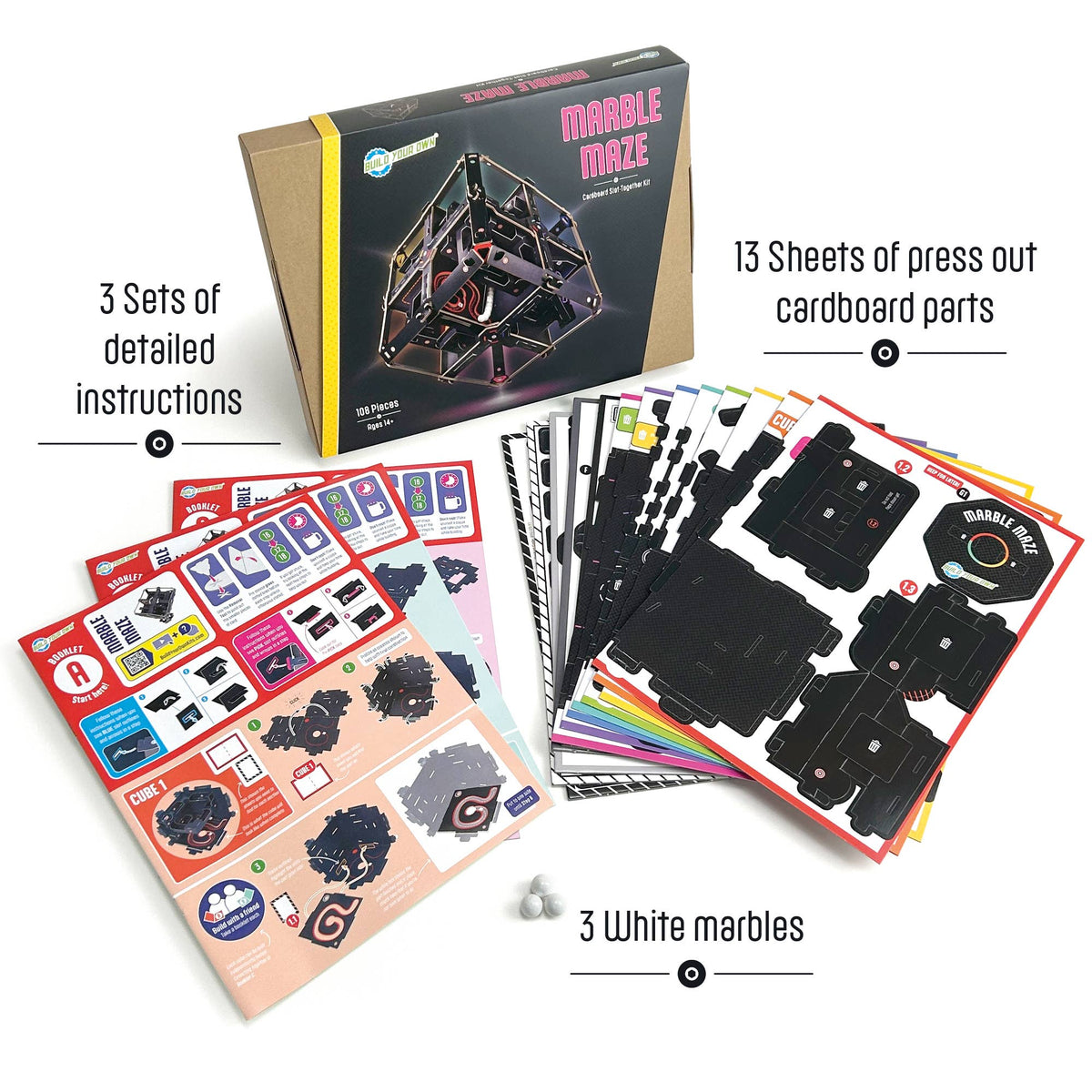 *Wonky* Build Your Own, Marble Maze
