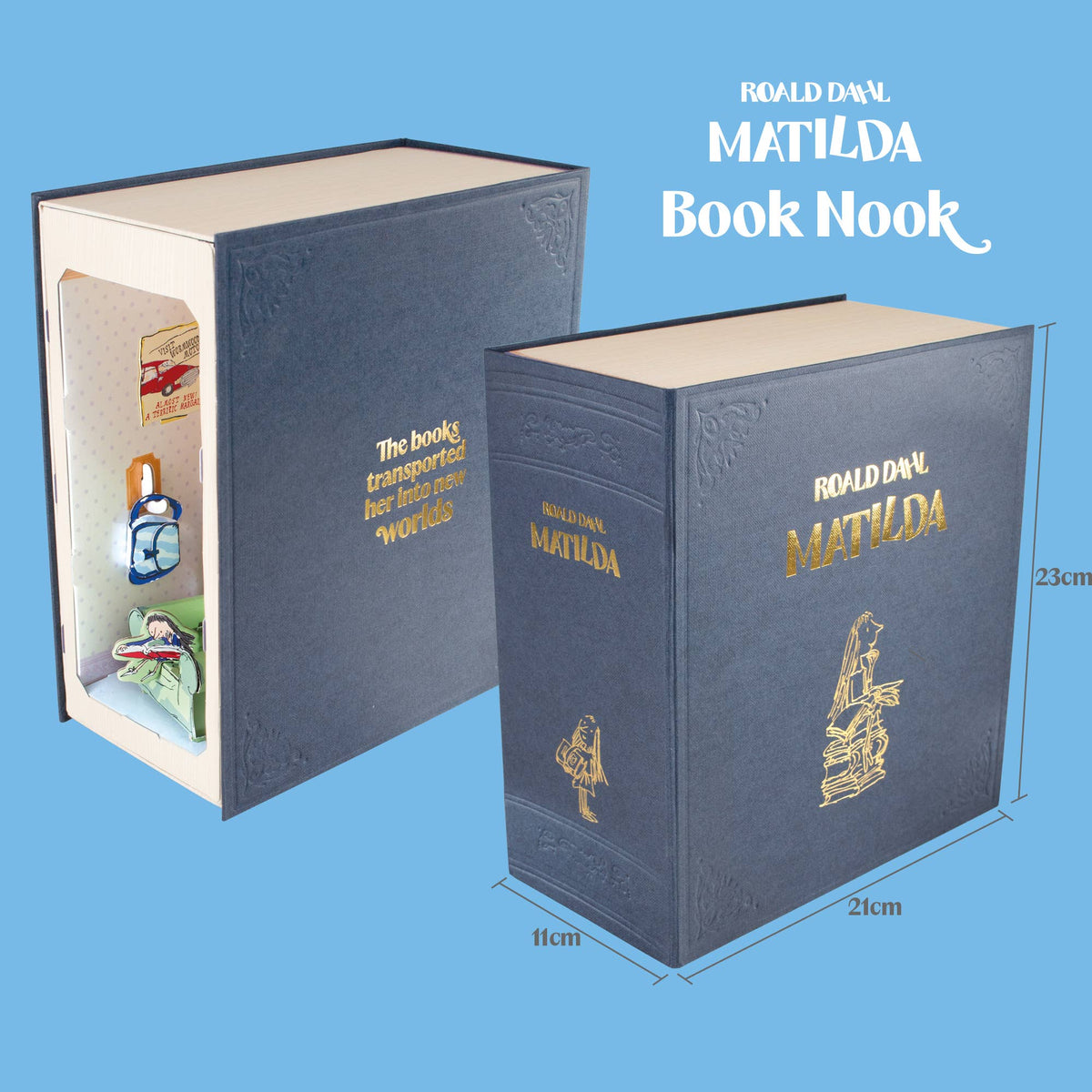 *Wonky* Build Your Own, Roald Dahl 'Matilda' Book Nook