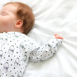 Baby Cotton Onesie – Milk Bottle Print