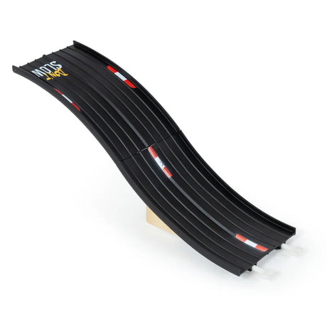 Black and white Candylab Roadworks Hop expansion pack toy ramp with "Don't Slow Down" text on a white background.