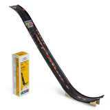 Candylab Roadworks Speed Playset featuring a tall, curved black toy car ramp and its original yellow and white box.