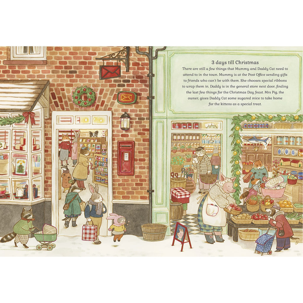 A festive, interactive advent calendar book featuring the lovable Cat Family, with lift-the-flap surprises and heartwarming Christmas stories for each day leading up to Christmas.