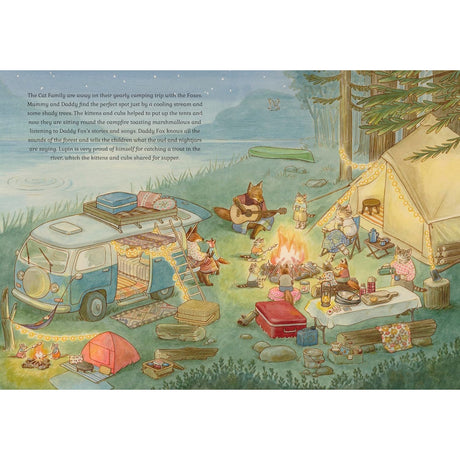 A richly illustrated book following the Cat family through spring, summer, autumn, and winter, exploring nature, traditions, and daily life.