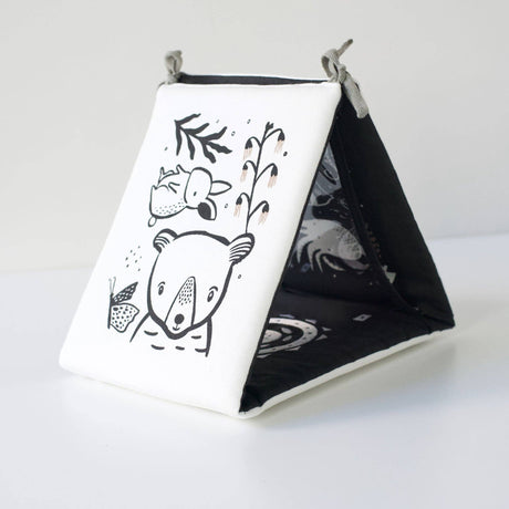 Baby Tummy Time Gallery Gift Set with Contrast Flash Cards