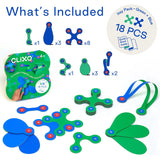 Clixo Itsy Pack - Green/Blue
