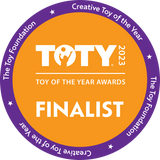 2023 TOTY Creative Toy of the Year Finalist award seal from The Toy Foundation.