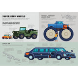 An exciting and visually stunning book showcasing some of the largest, most powerful vehicles ever created, from construction machinery to colossal trucks, with detailed illustrations and fun facts.