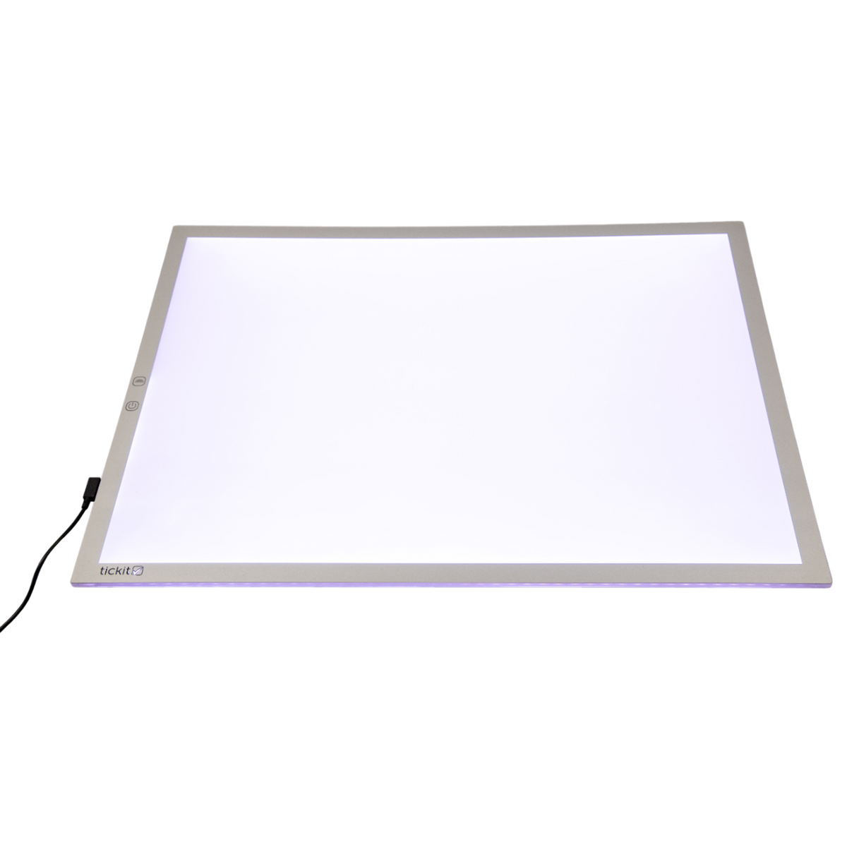 A large, slim LED panel with adjustable color settings, ideal for sensory play, light exploration, and enhancing visual learning activities.