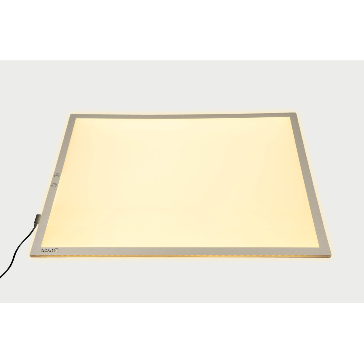 A large, slim LED panel with adjustable color settings, ideal for sensory play, light exploration, and enhancing visual learning activities.