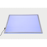 A large, slim LED panel with adjustable color settings, ideal for sensory play, light exploration, and enhancing visual learning activities.