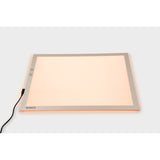 A medium-sized LED panel with adjustable color-changing lights, perfect for sensory exploration, color mixing, and visual learning activities.