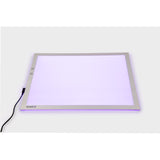 A medium-sized LED panel with adjustable color-changing lights, perfect for sensory exploration, color mixing, and visual learning activities.
