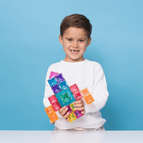 CONNETIX Magnetic Tiles BRIGHT Portal Pack 48 pcs.