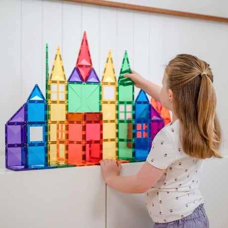 CONNETIX Magnetic Tiles RAINBOW Creative Pack 102 pcs.