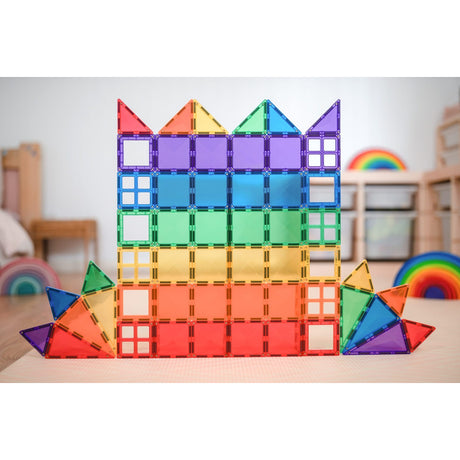 CONNETIX Magnetic Tiles RAINBOW Starter Pack 60 pcs.