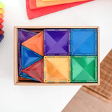 CONNETIX Magnetic Tiles RAINBOW Starter Pack 60 pcs.