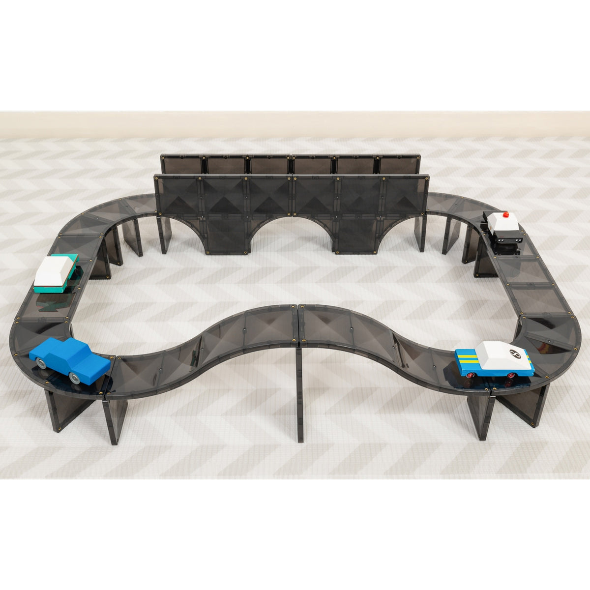CONNETIX Magnetic Tiles ROADS Creative Pack 48 pcs.