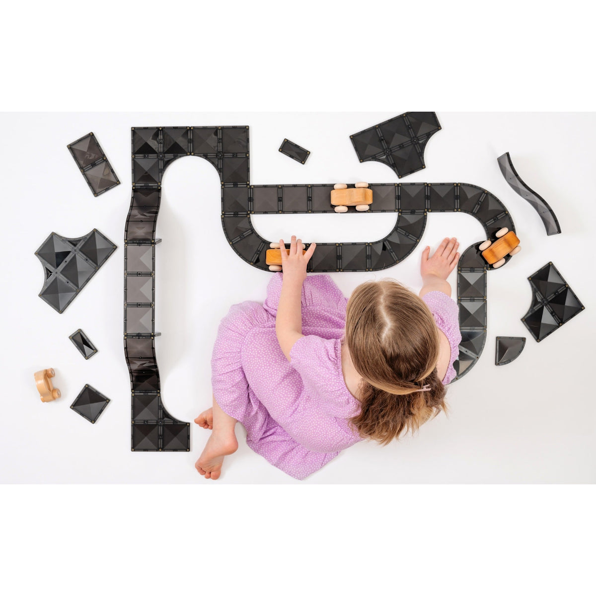 CONNETIX Magnetic Tiles ROADS Creative Pack 48 pcs.