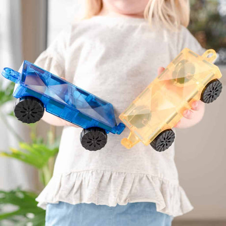 CONNETIX Magnetic Tiles RAINBOW Car Pack 2pcs.