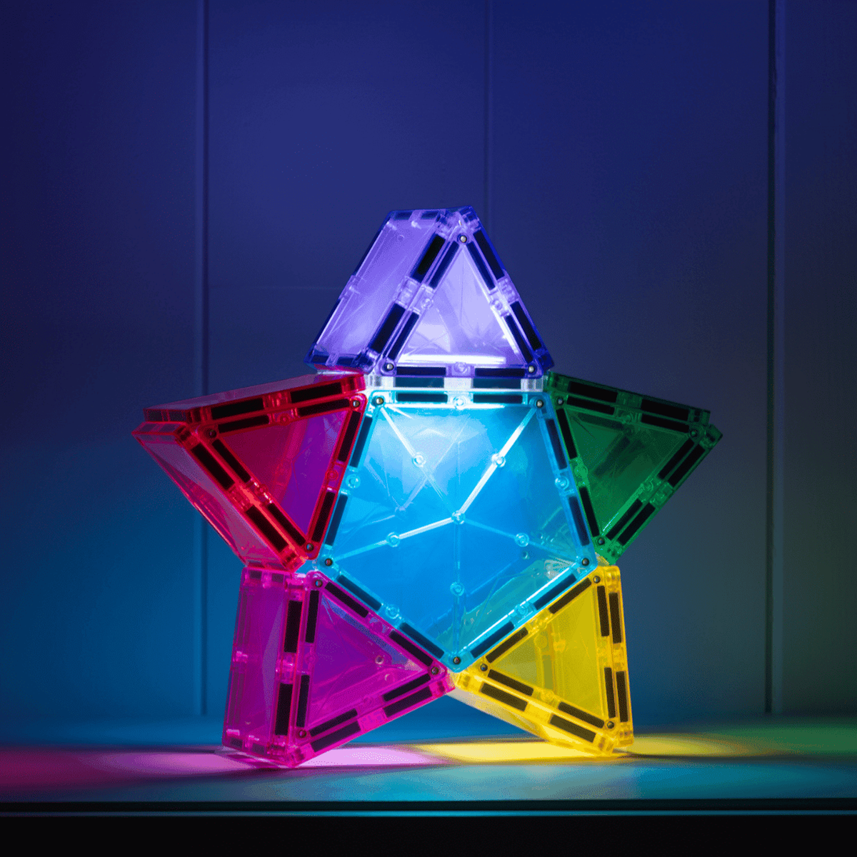 CONNETIX Magnetic Tiles LIGHT Star Pack 28 pcs.