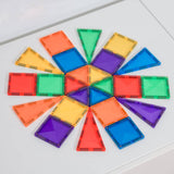 CONNETIX Magnetic Tiles RAINBOW Mini Pack 24 pcs.
