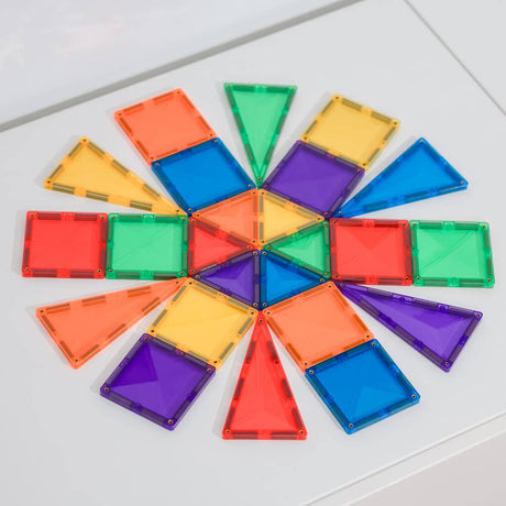 CONNETIX Magnetic Tiles RAINBOW Mini Pack 24 pcs.