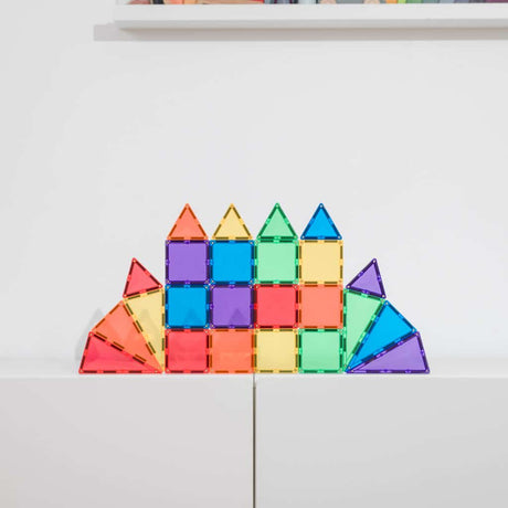 CONNETIX Magnetic Tiles RAINBOW Mini Pack 24 pcs.