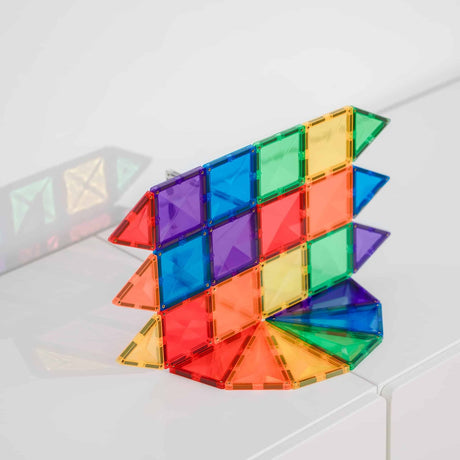 CONNETIX Magnetic Tiles RAINBOW Mini Pack 24 pcs.