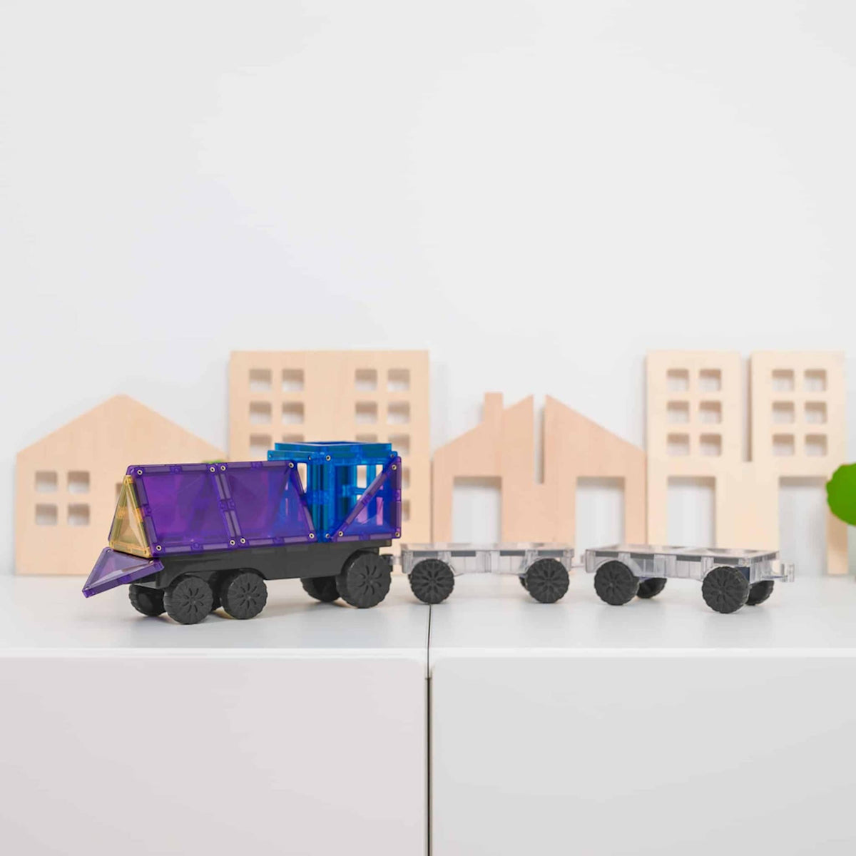 CONNETIX Magnetic Tiles RAINBOW Transport Pack 50 pcs.