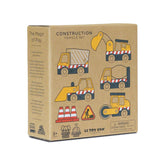 Packaging box for Le Toy Van wooden construction vehicle set against a white background.