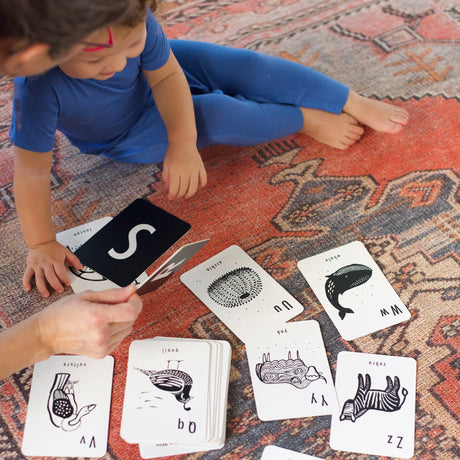 Animal Alphabet Cards - ABC Learning Flash Cards
