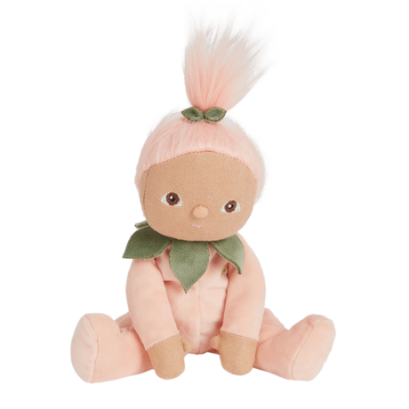 Olli Ella Dinky Dinkums Peggy Peach plush doll toy.