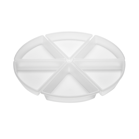 Semi-translucent white trays made from smooth and durable polypropylene, designed to fit inside Sensory Mood Discovery Table or used in free play on a table or floor.