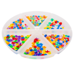Semi-translucent white trays made from smooth and durable polypropylene, designed to fit inside Sensory Mood Discovery Table or used in free play on a table or floor.
