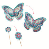 A DIY kit featuring whimsical materials for kids to decorate their own magical fairy wings and sparkling wands.