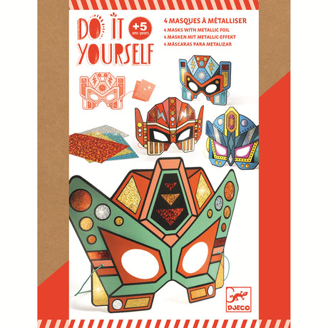 Djeco DIY Mosaic Super Robots Masks
