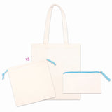 A DIY kit with a cotton tote bag and colourful dyes for kids to create their own vibrant, tie-dye accessory.