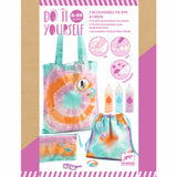 A DIY kit with a cotton tote bag and colourful dyes for kids to create their own vibrant, tie-dye accessory.