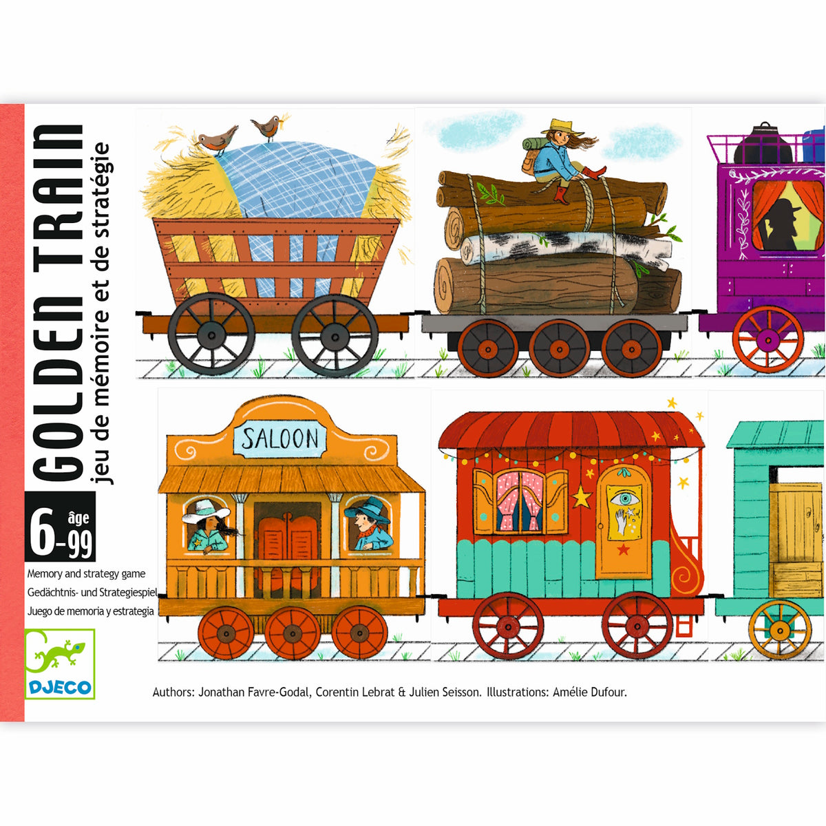 Djeco Card Games - Golden Train