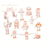 Djeco Colour Assemble Play - Team Monsters