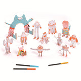 Djeco Colour Assemble Play - Team Monsters