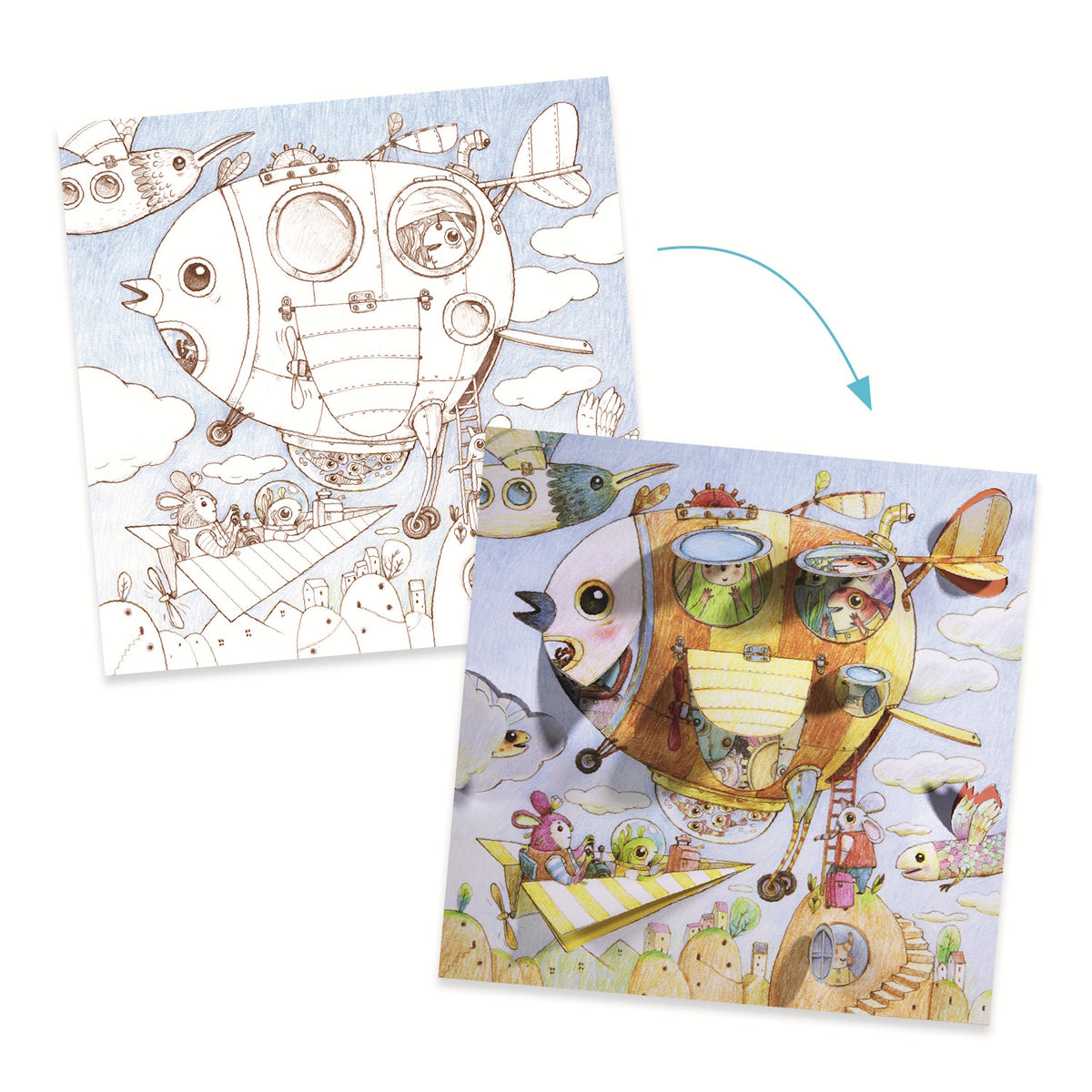 Djeco Colouring - Malo's Voyage